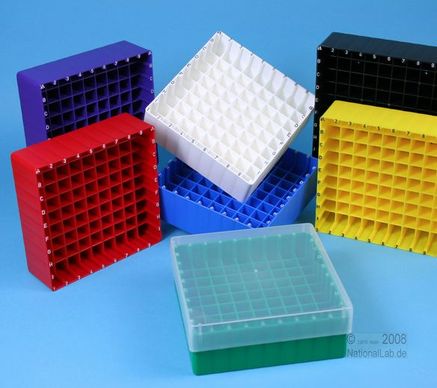 plastic-box EPPi® Box, 45mm, full color series, with fixed 9x9 grid, with alphanumeric coding on border